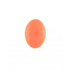 Schieber oval, goldf. orange